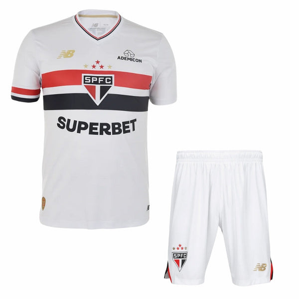 Kids Kit São Paulo Home Fan Jersey 2025/26