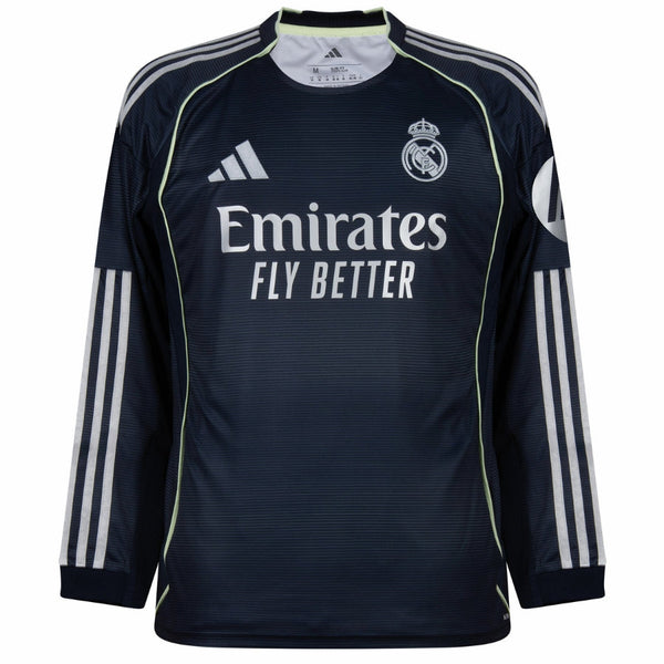 Real Madrid Away Long Sleeve Fan Jersey 2025/26