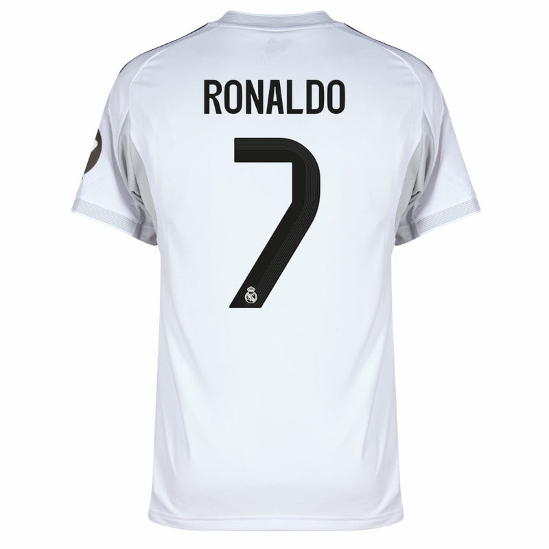 Real Madrid Ronaldo 7 Home Fan Jersey 2025/26 FIFA Intercontinental Champions Patch