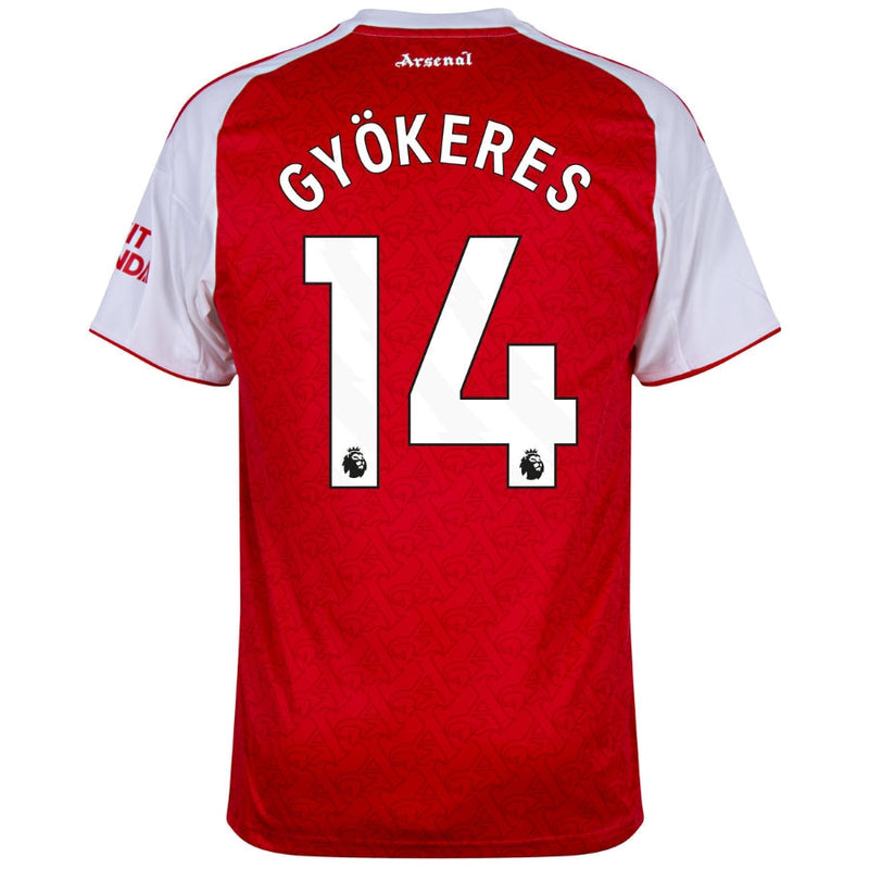 Arsenal Gyökeres 14 Home Jersey 2025/26 – Men’s Soccer Shirt