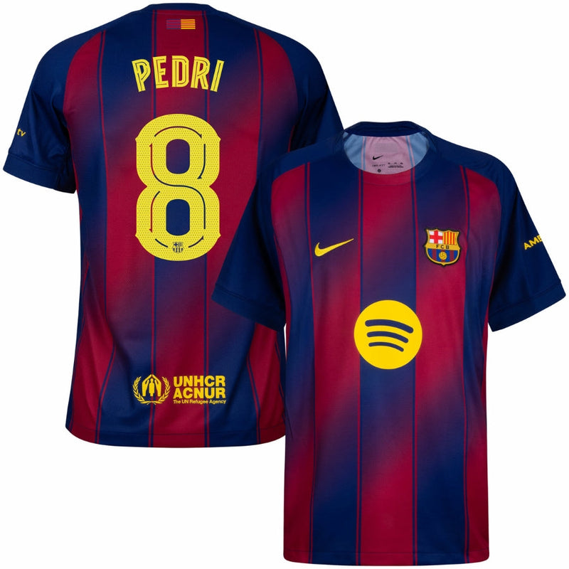 Barcelona Home Pedri 8 Jersey 2025/26 – Men’s Soccer Shirt