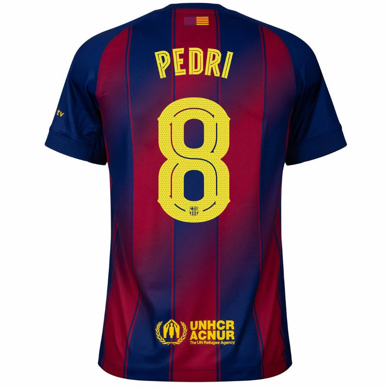 Barcelona Home Pedri 8 Jersey 2025/26 – Men’s Soccer Shirt