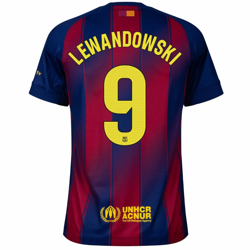 Barcelona Home Lewandowski 9 Jersey 2025/26 – Men’s Soccer Shirt