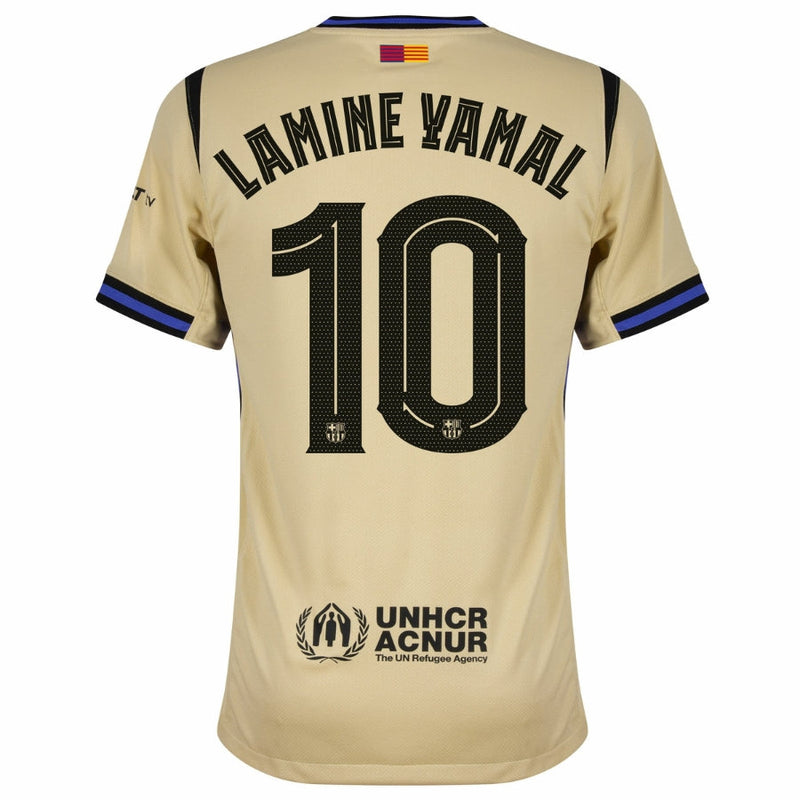 Barcelona Away Lamine Yamal 10 Jersey 2025/26 – Fan Edition with Official Champions League Printing
