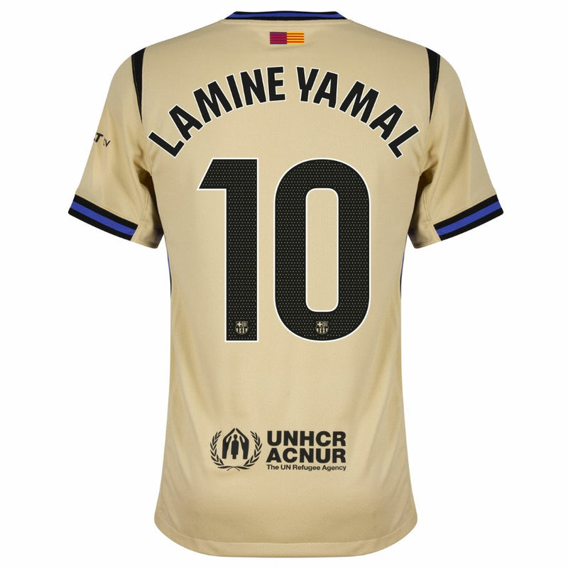 Barcelona Away Lamine Yamal 10 Jersey 2025/26 – Fan Edition with Official La Liga Printing