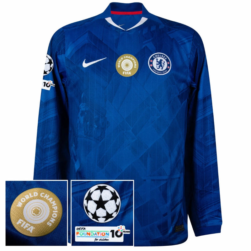 Chelsea Home Palmer 10 Long Sleeve Jersey 2025/26 – Men’s Soccer Shirt with Club World Cup & UEFA Patches