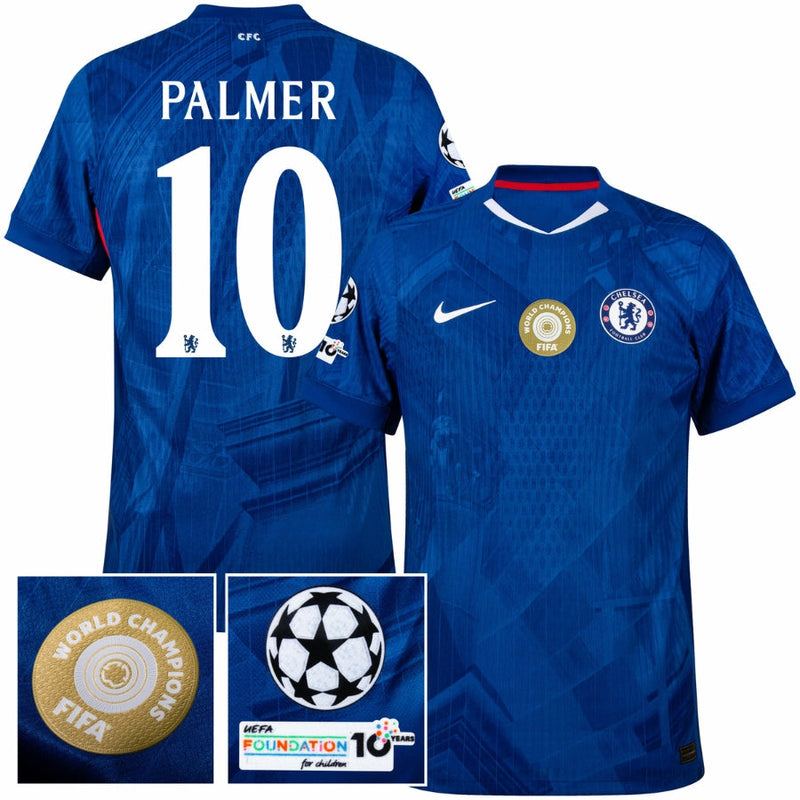 Chelsea Home Authentic Player Jersey 2025/26 – Club World Cup & UEFA Patches