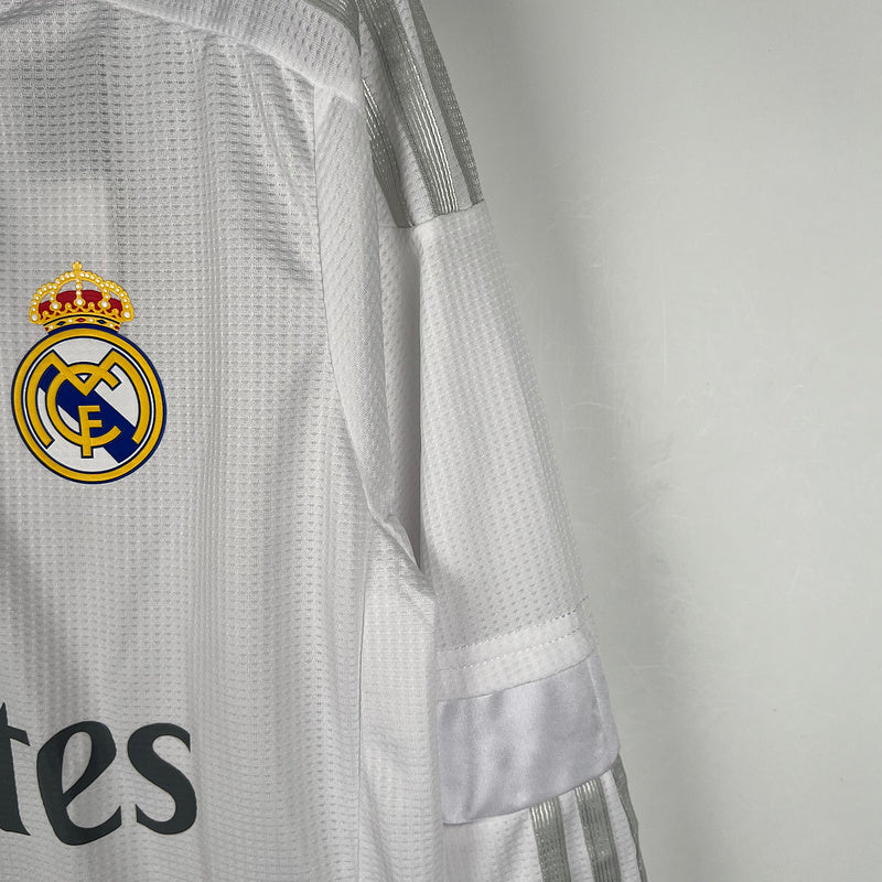 Retro Real Madrid 15∕16 Long Sleeve Home S-XXL(D879)