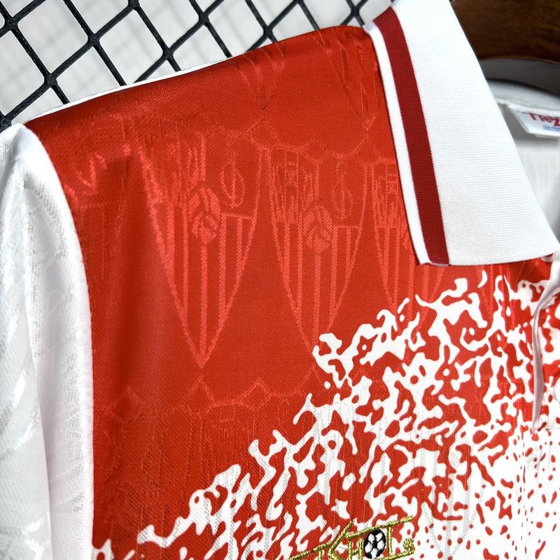 Sevilla FC 1993∕94 Home Retro Jersey S-XXL(8EC3)