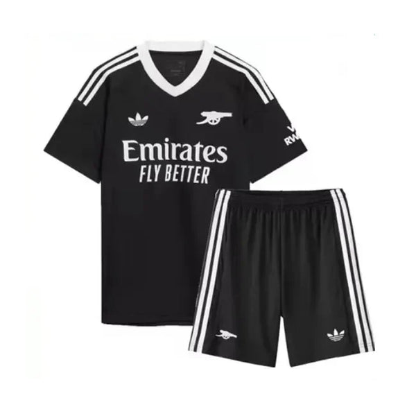 Kit Kids Arsenal Goalkeeper Black Jersey 2024/25