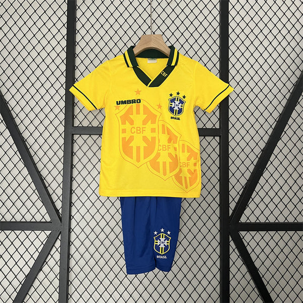 Brazil Home Retro Kids Kit 1994 - Umbro