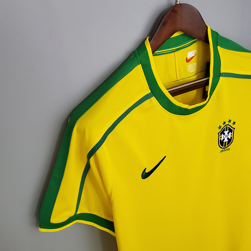 Retro Brazil 1998 home S-XXL(EA65)