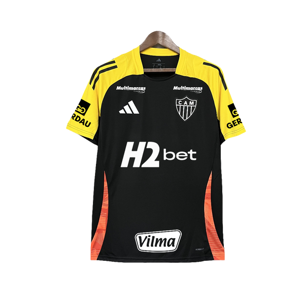 Atletico Mineiro 25/26 Training Jersey - All Sponsors - Black - Fan Version