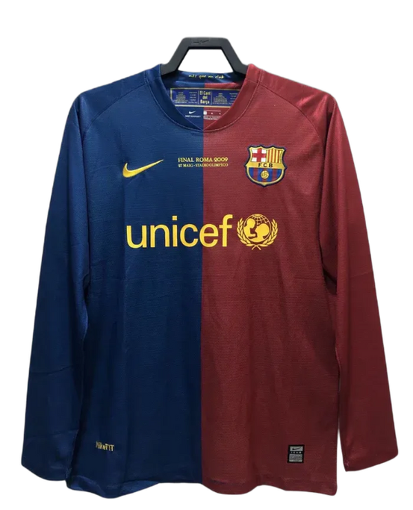 Barcelona 08/09 I Home Jersey - Long Sleeve Retro Version