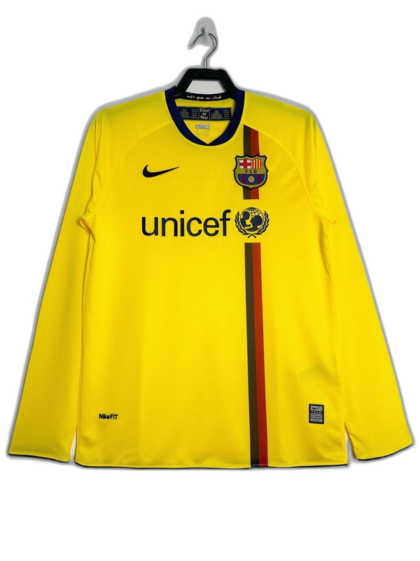Barcelona 08/09 II Away Jersey - Long Sleeve Retro Version
