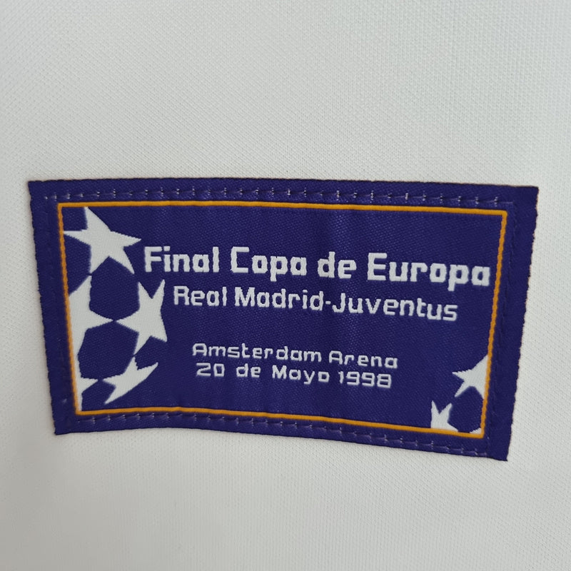 97-98 Real Madrid Champions League 7 Champions Commemorative Edition S-XXL(33D5)