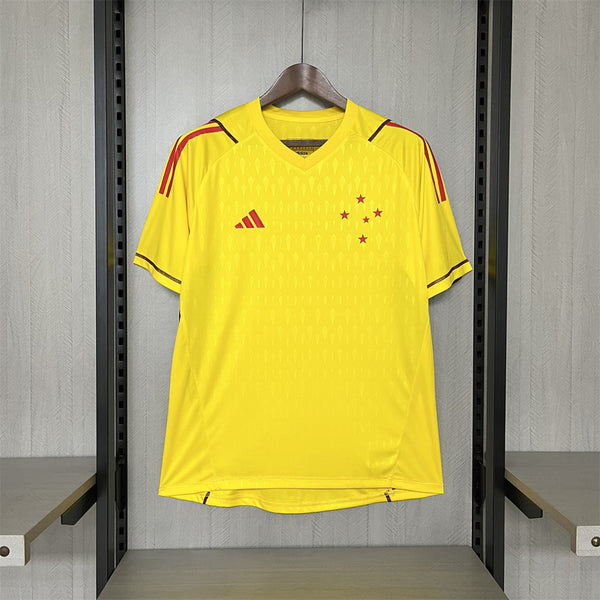 24∕25 Cruzeiro Limited Edition Goalkeeper Yellow Jersey S-4XL(6CD2)