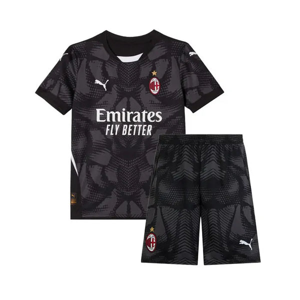 Kids AC Milan Goalkeeper Black Jersey 2024/25