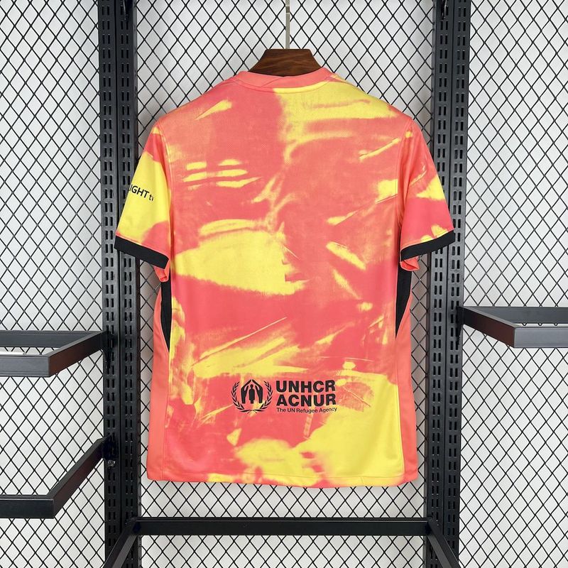 Barcelona 2025∕26 Orange pre-match training Jersey