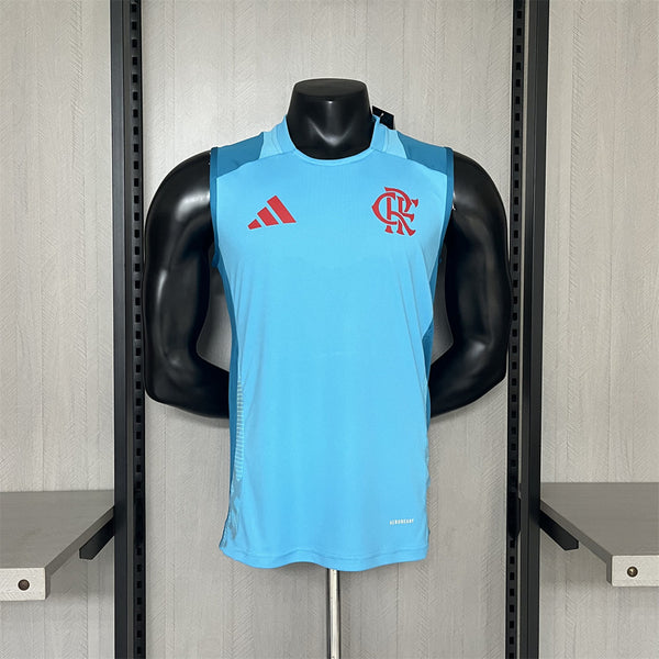 25∕26 Flamengo Training Wear Light Blue Vest  Jersey S-XXXXL(1297)