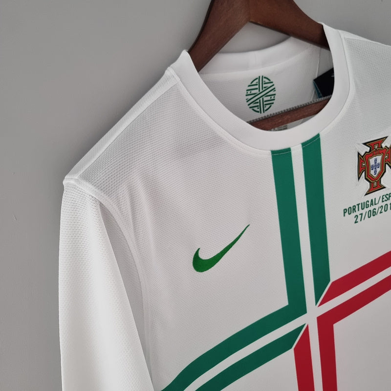 Retro portugal 2012 long sleeve away S-XXL(7FF6)