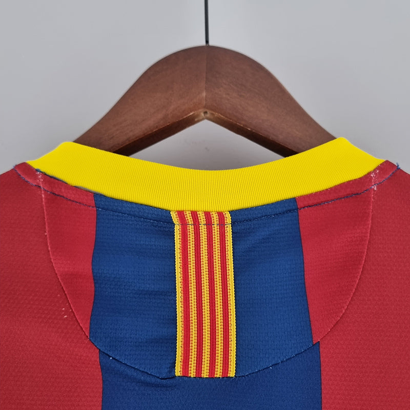 Retro Barcelona Long Sleeve 10∕11UEFA Champions League Home S-XXL(1CCA)