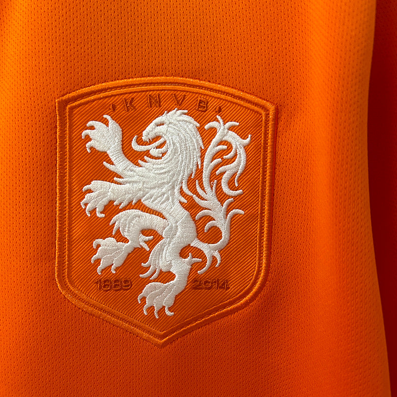 Retro Netherlands 2014 Home S-XXL(6DE1)