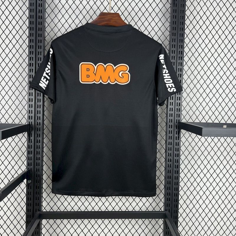 Santos 2011∕12 Black Retro Jersey(AD47)