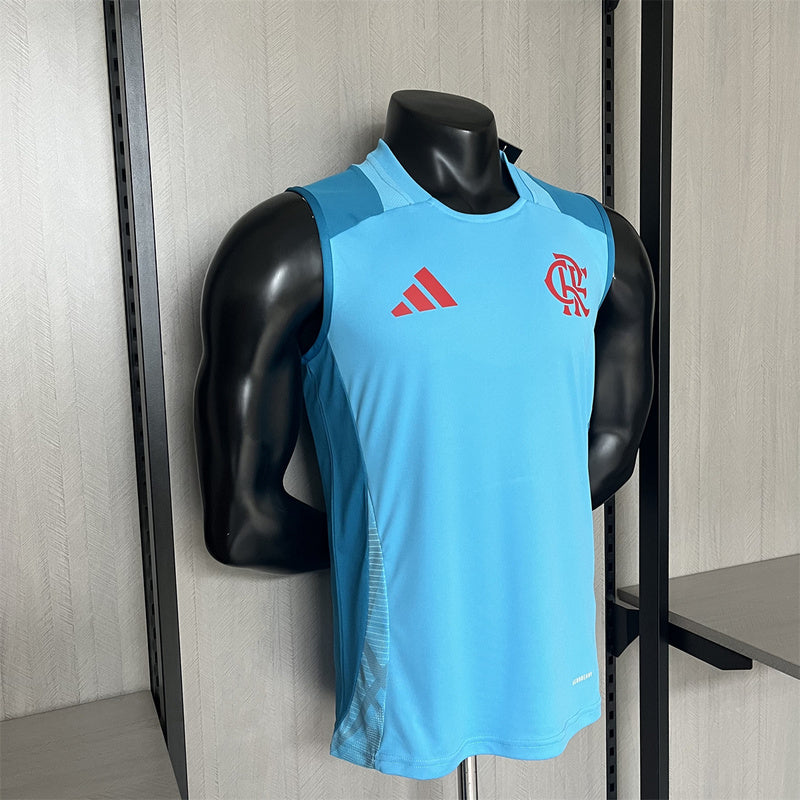 25∕26 Flamengo Training Wear Light Blue Vest  Jersey S-XXXXL(1297)