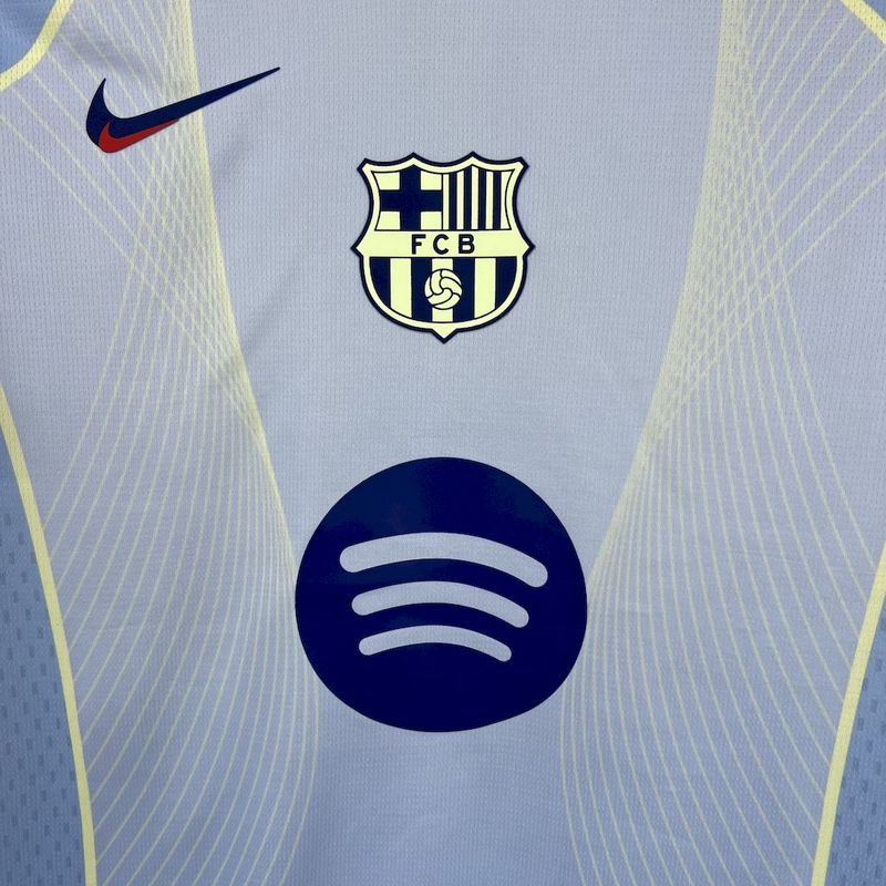 Barcelona 2025∕26 blue special edition Jersey (With Champions League)