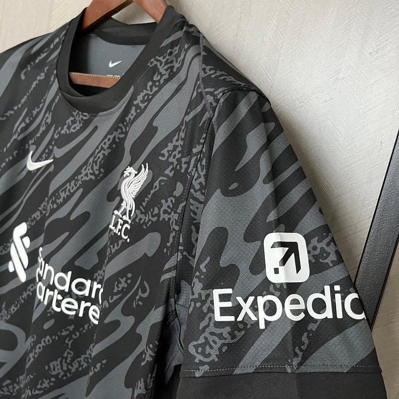 24∕25 Liverpool FC Goalkeeper Black Jersey S-XXL