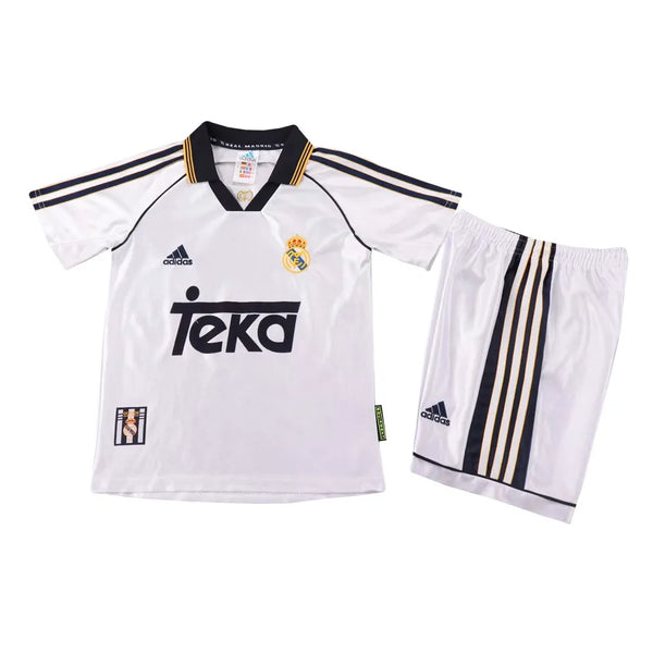 Kit Kids Retro Real Madrid Home Jersey 1998/00