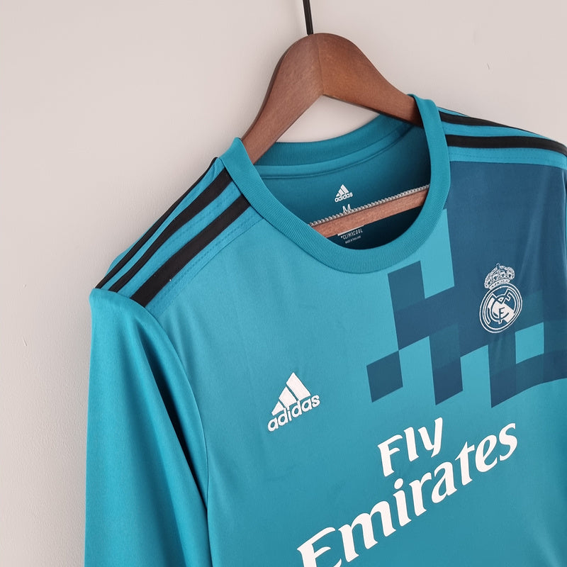 Retro Real Madrid 17∕18 long sleeve third away S-XXL(21EC)