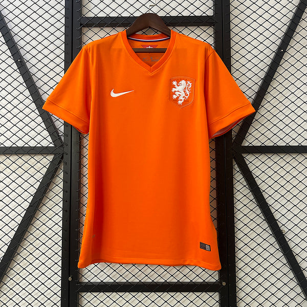 Retro Netherlands 2014 Home S-XXL(6DE1)