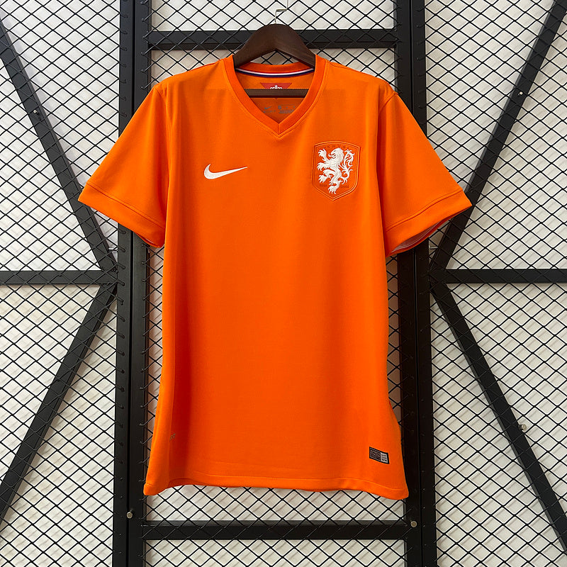Retro Netherlands 2014 Home S-XXL(6DE1)