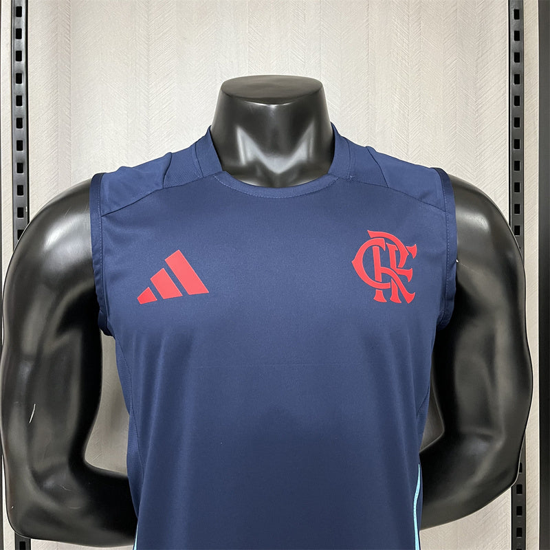 25∕26 Flamengo Training Wear Dark Blue Vest  Jersey S-4XL(6065)