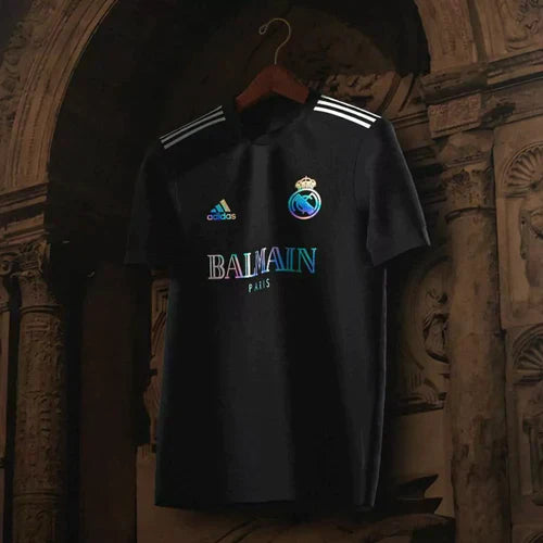 Real Madrid 23/24 Shirt Launch Special Edition Balmain Paris