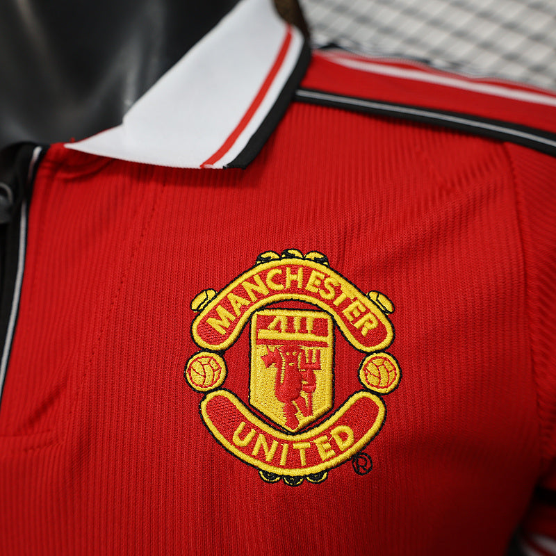 Retro Player M-U 98∕99 Home S-XXL(BFE7)
