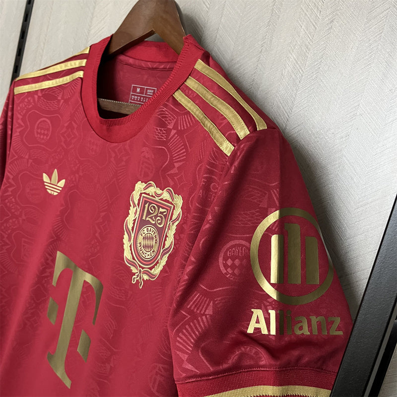 25∕26 FC Bayern 125th Anniversary Red Jersey S-XXXXL(8EBB)