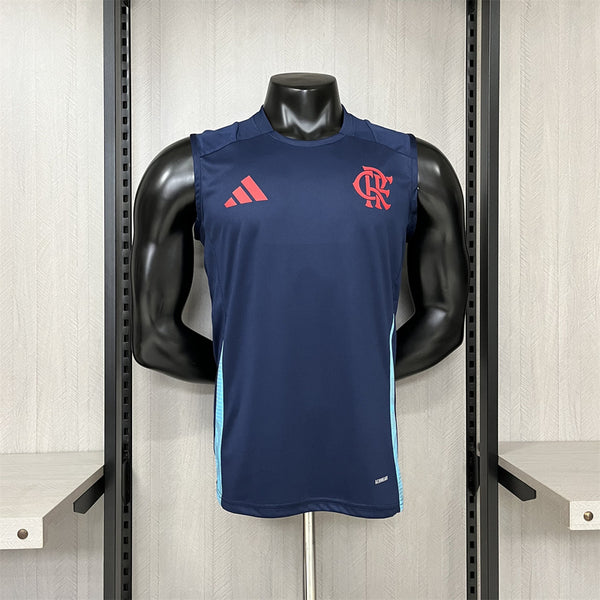25∕26 Flamengo Training Wear Dark Blue Vest  Jersey S-4XL(6065)