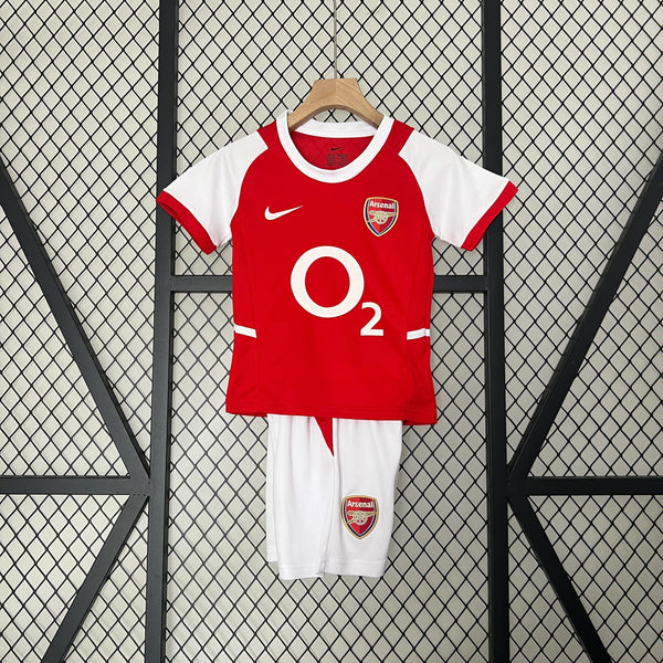 Kit Kids Retro Arsenal Home Jersey 2002/03
