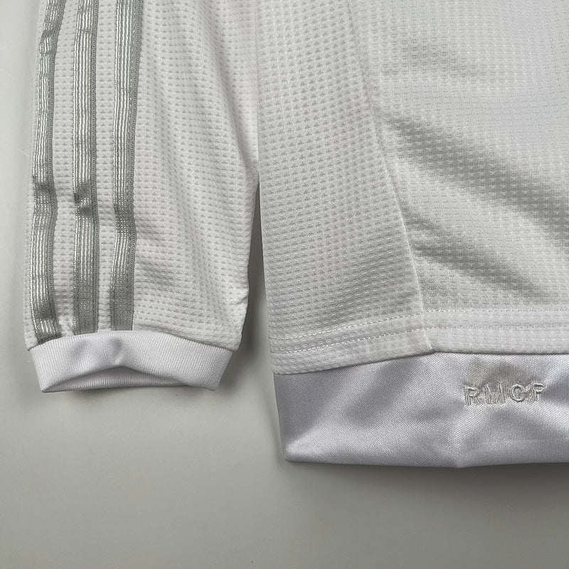 Retro Real Madrid 15∕16 Long Sleeve Home S-XXL(D879)