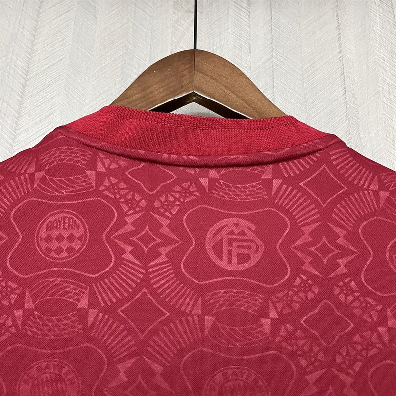 25∕26 FC Bayern 125th Anniversary Red Jersey S-XXXXL(8EBB)