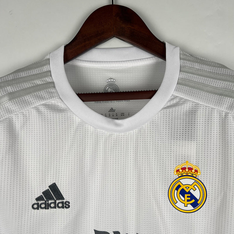 Retro Real Madrid 15∕16 Long Sleeve Home S-XXL(D879)