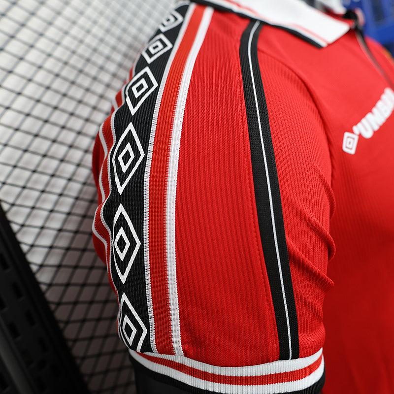 Retro Player M-U 98∕99 Home S-XXL(BFE7)
