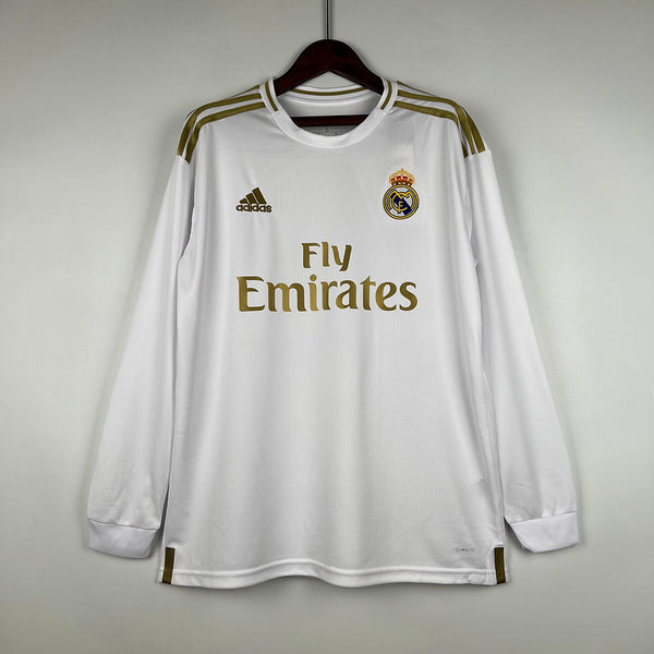 Retro Real Madrid 19∕20 Long Sleeve Home S-XXL(B736)