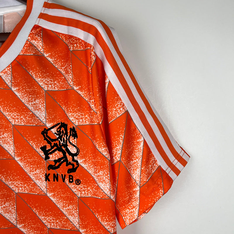 Retro Holland 1988 Home S-XXL(1F49)