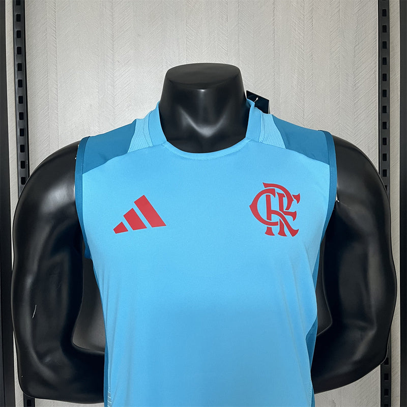 25∕26 Flamengo Training Wear Light Blue Vest  Jersey S-XXXXL(1297)