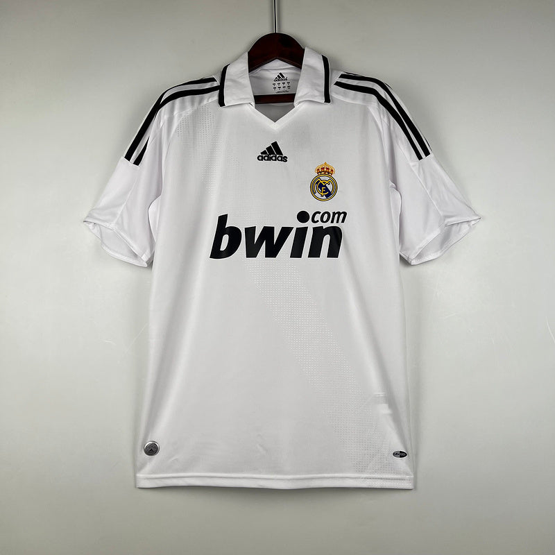 Retro Real Madrid 08∕09 Home S-XXL(E855)
