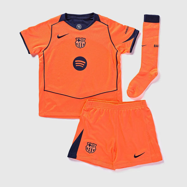 Kids Kit Barcelona 2025/26 Third Fan